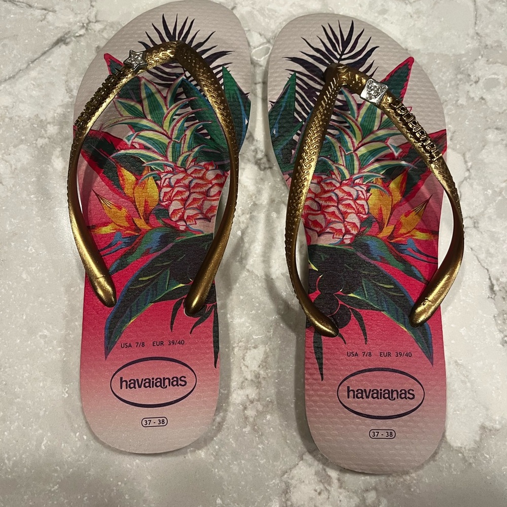 Havaianas customized flip flops